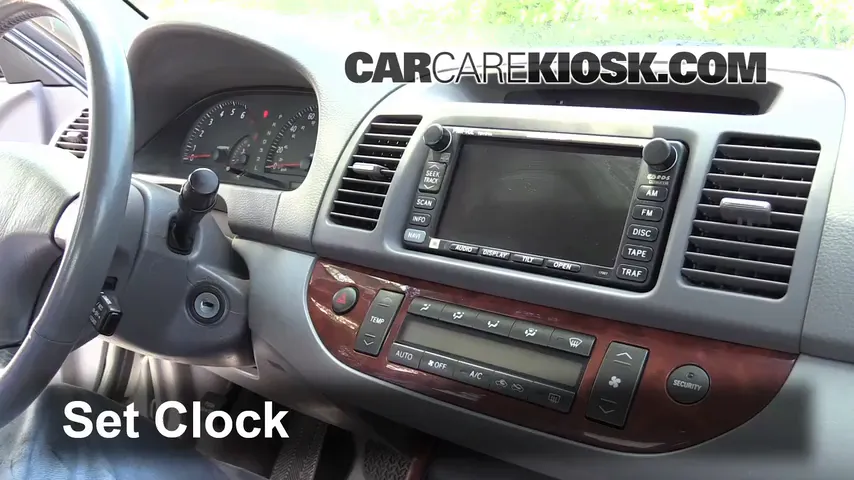 2003 Toyota Camry XLE 3.0L V6 Clock Set Clock
